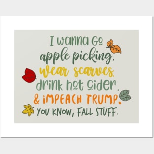 Impeach Trump Posters and Art